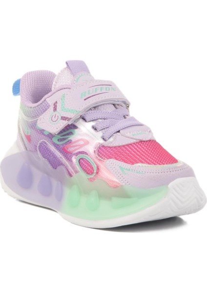 Lila-Su Yeşili Çocuk Spor Ayakkabı Ruffon 2480