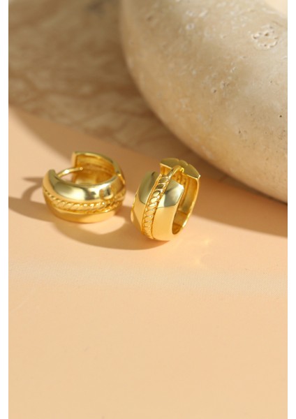 Kadın 925 Ayar Oval Zincir Küpe modelleri