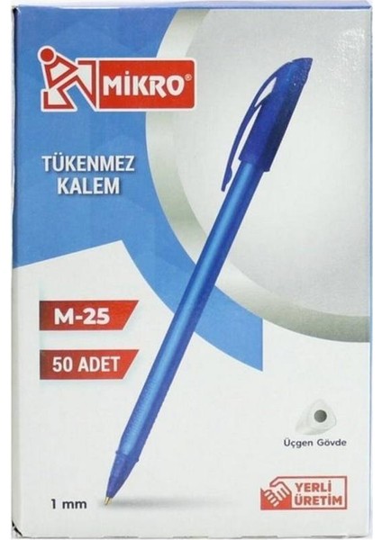 M-25 Mavi 1.0 mm Tükenmez Kalem ( 1 ADET ) fiyatları