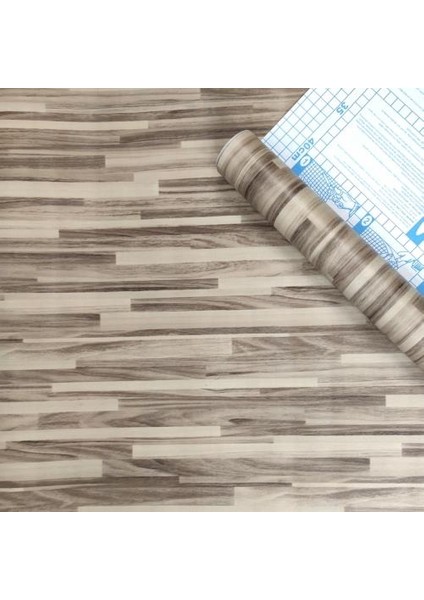 45CM x 10 Metre 1 Adet Folyo Yapışkanlı Şaşırtmalı Desen Ahşap Mutfak Duvar Kaplama Folyosu Kağıdı