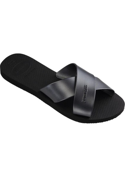 Aqua Metallıc Kadın Siyah Terlik 4148866