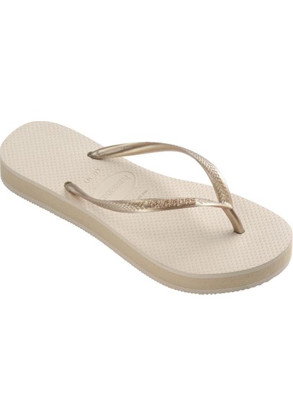 Hav.slım Flatform Kadın Bej Terlik 4144537