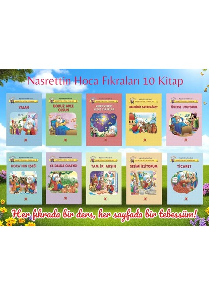 1. Sınıf Nasrettin Hoca Fıkraları 10 Kitap Set