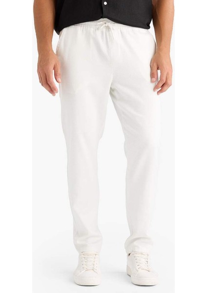Yeni Sezon Yazlık Jogger Pantolon Basic Düz Cepli Dar Paça