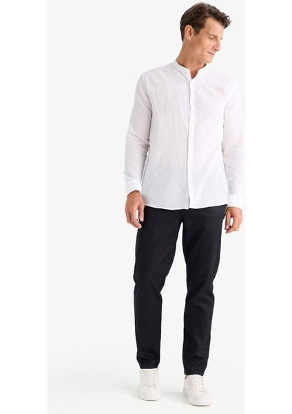 Yeni Sezon Yazlık Jogger Pantolon Basic Düz Cepli Dar Paça