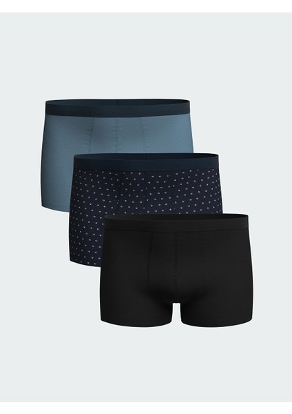 Yeni Sezon Standart Kalip Erkek Boxer 3'lu - S5IM56Z8