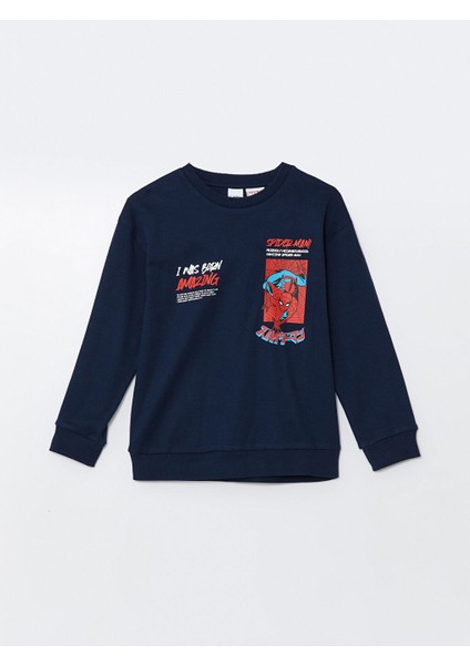 Yeni Sezon Bisiklet Yaka Spider-Man Baskili Erkek Cocuk Tisort - S52794Z4 indirimleri