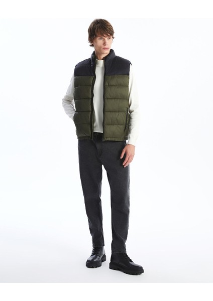 Yeni Sezon Slim Fit Dik Yaka Erkek Sisme Yelek - S51417Z8 fiyatları