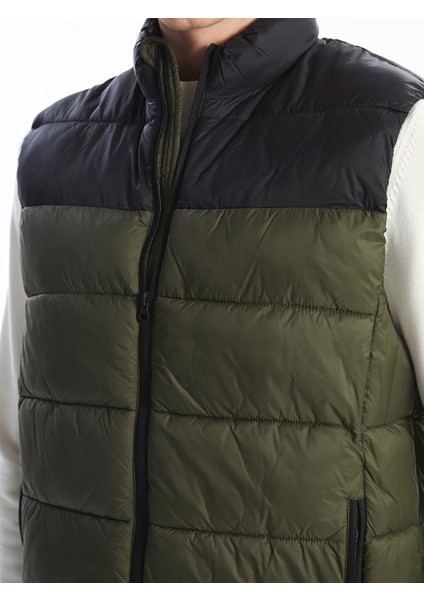 Yeni Sezon Slim Fit Dik Yaka Erkek Sisme Yelek - S51417Z8 modelleri