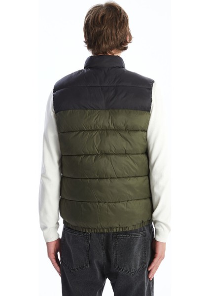 Yeni Sezon Slim Fit Dik Yaka Erkek Sisme Yelek - S51417Z8 indirimleri