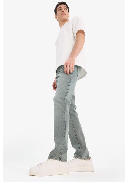 Yeni Sezon Sergio Regular Fit Normal Kalıp Normal Bel Boru Paça Jean Pantolon