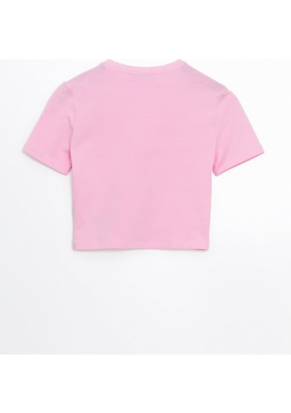 Yeni Sezon Bisiklet Yaka Kadin Crop - S5GP12Z8