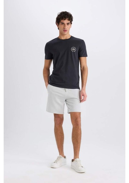 Yeni Sezon Regular Fit Düz Paça Basic Düz Şort