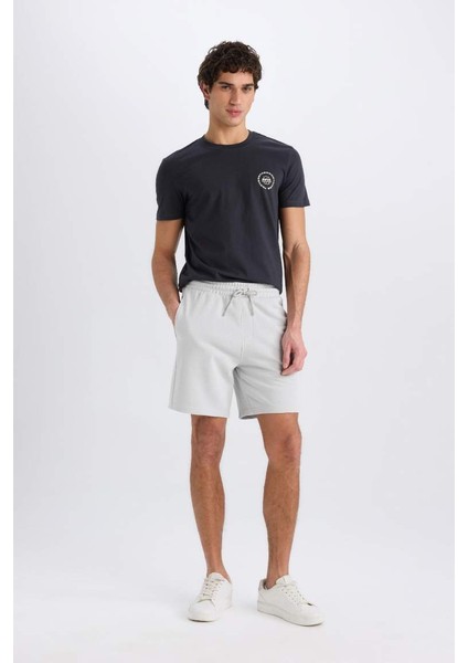 Yeni Sezon Regular Fit Düz Paça Basic Düz Şort
