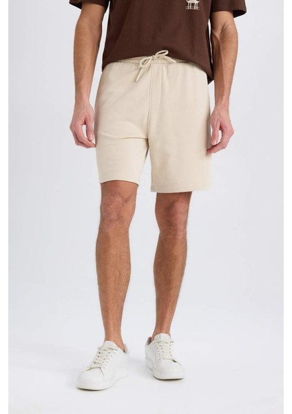 Yeni Sezon Regular Fit Düz Paça Basic Düz Şort