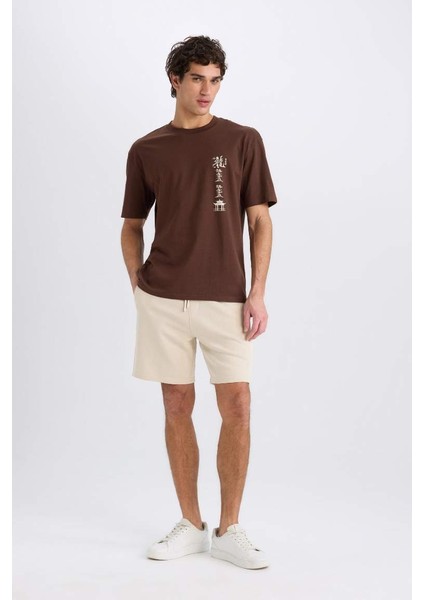 Yeni Sezon Regular Fit Düz Paça Basic Düz Şort