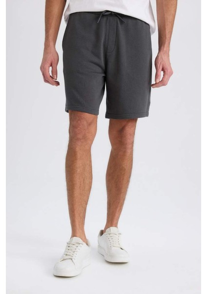 Yeni Sezon Regular Fit Düz Paça Basic Düz Şort