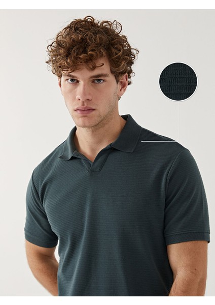 Yeni Sezon Polo Yaka Kisa Kollu Erkek Tisort - S55971Z8