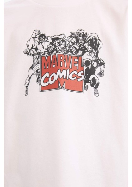 Erkek Çocuk Marvel Comics Pijama Takımı Kısa Kollu Üst Şort E2702A825HS indirimleri