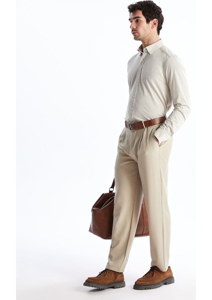 Yeni Sezon Standart Kalip Erkek Pantolon - S59397Z8