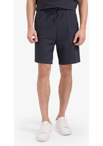 Yeni Sezon %100 Pamuk Relax Fit Twill Cepli Şort