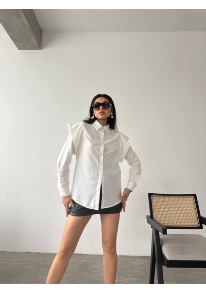 Omuz Tasarım Detaylı Gömlek fiyatları