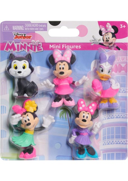 Mickey Mouse - Minnie Mouse 5 Li Mini Figür Seti