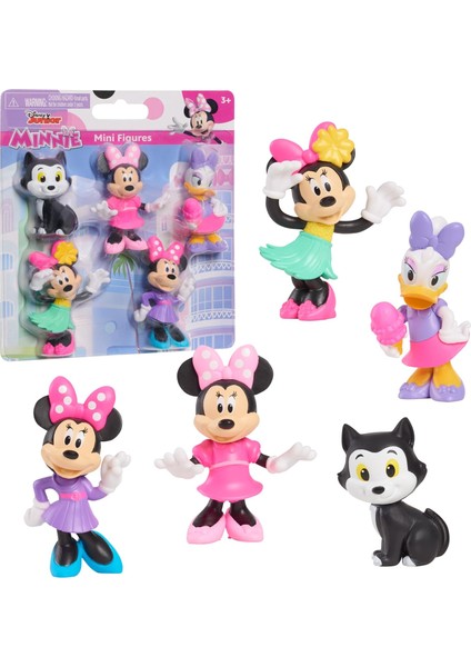 Mickey Mouse - Minnie Mouse 5 Li Mini Figür Seti
