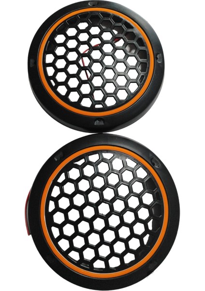 16CM Amber Neon Ledli Hoparlör Kapağı