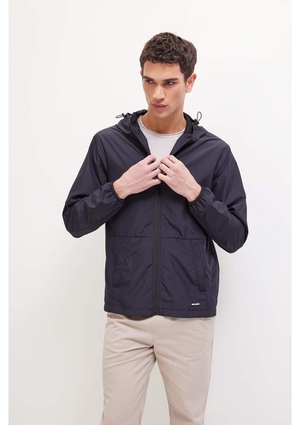 Yeni Sezon Su Itici Çift Taraflı Slim Fit Dar Kesim Kapüşonlu Fermuarlı Mevsimlik Baharlık Mont fiyatları