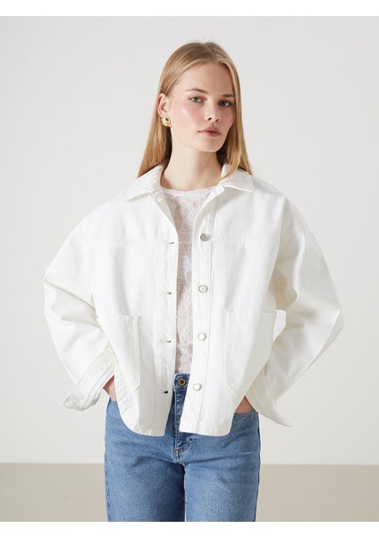 Yeni Sezon Oversize Kadin Jean Gomlek Ceket - S59922Z8