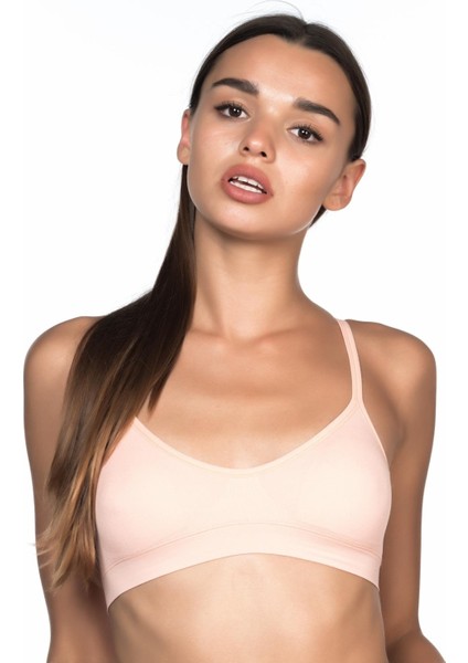 Modlive Pudra Mı Emay 4020 Pedli Ince Askılı Büstiyer