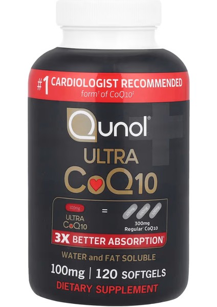 Ultra COQ10, 100 Mg, 120 Softgels