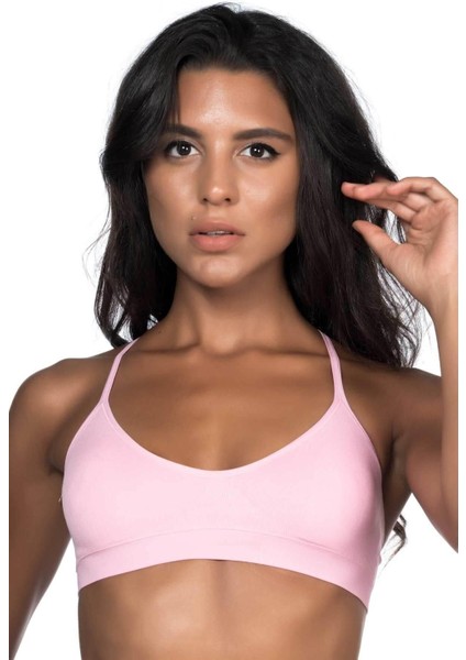 Modlive Pembe Mı Emay 4020 Pedli Ince Askılı Büstiyer