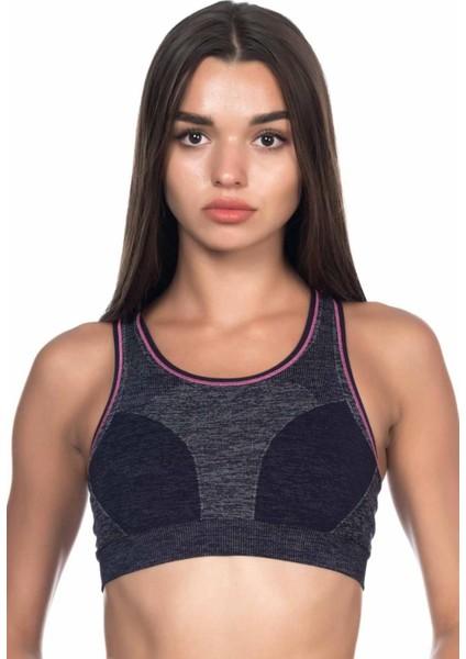 Modlive Lacivert Mı Emay 4026 Double Sporcu Büstiyer