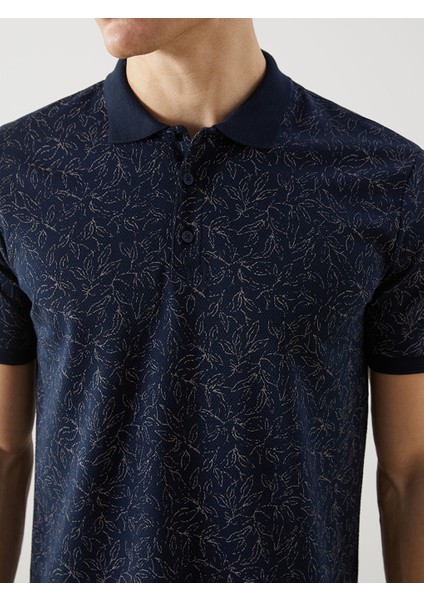 Yeni Sezon Polo Yaka Kisa Kollu Desenli Erkek Tisort - S52866Z8 modelleri