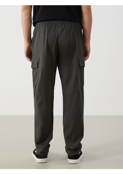 Yeni Sezon Rahat Kalip Gabardin Erkek Kargo Pantolon - S52938Z8 fırsatları
