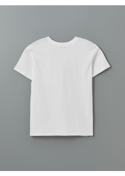 Yeni Sezon V Yaka Oversize Kadin Tisort - S5NK78Z8