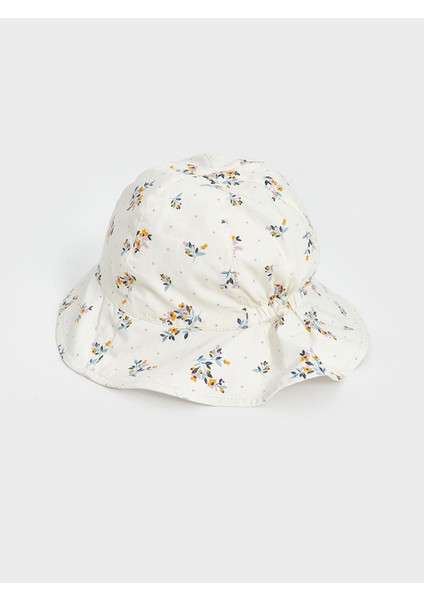 Yeni Sezon Baskili Kiz Bebek Bucket Sapka - S51408Z1