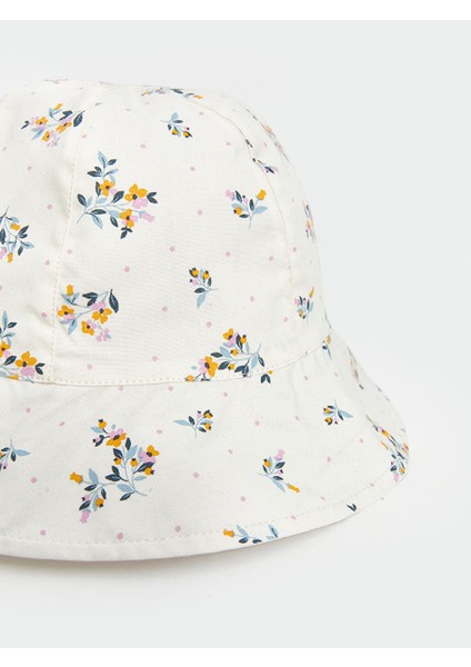 Yeni Sezon Baskili Kiz Bebek Bucket Sapka - S51408Z1