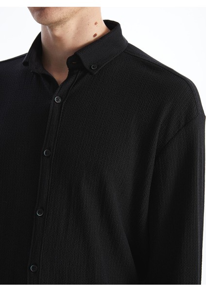 Yeni Sezon Regular Fit Uzun Kollu Erkek Gomlek - S53555Z8