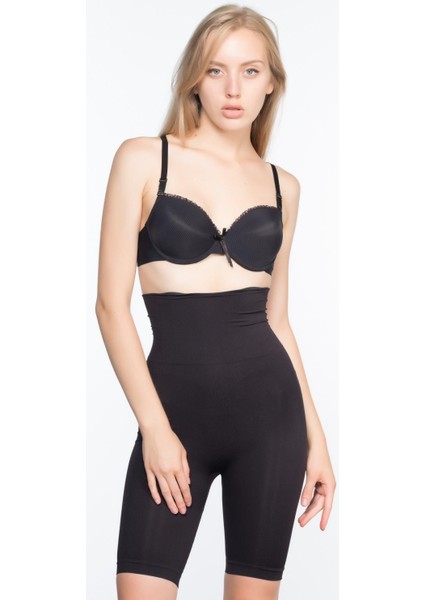 Modlive Siyah Mı Emay 3200 Pantolon Altı Soft Double Boxer Korse