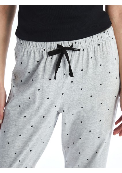 Yeni Sezon Beli Lastikli Puantiyeli Kadin Pijama Alt - S57590Z8 modelleri