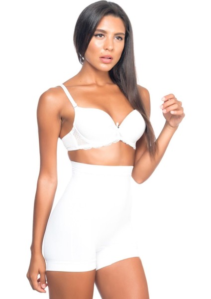 Modlive Beyaz Mı Emay 7027 Düşük Bel Boxer Korse fiyatları