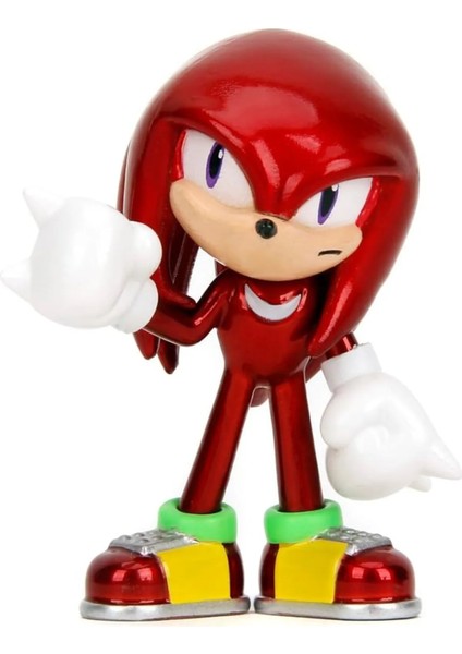 Orijinal Sonic The Hedgehog Kirpi Sonic Shadow Knuckles Tails Metal Oyuncakları Figürleri Seti