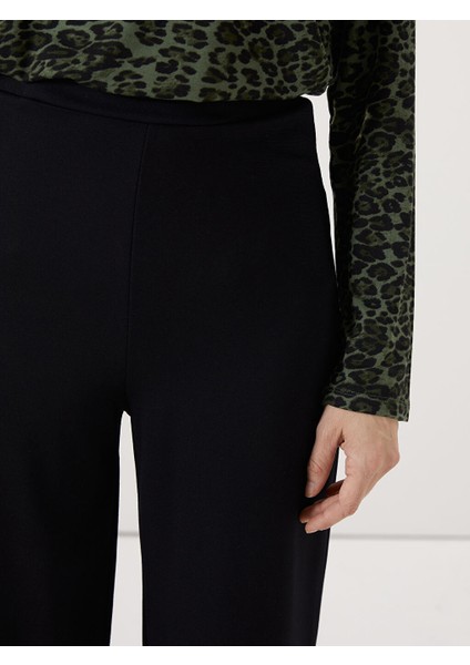 Yeni Sezon Beli Lastikli Genis Paca Kadin Pantolon - S5AG94Z8 modelleri