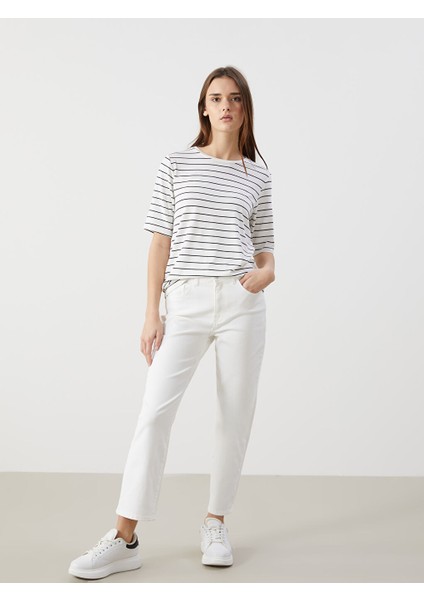 Yeni Sezon Straight Fit Kadin Jean Pantolon - S55561Z8
