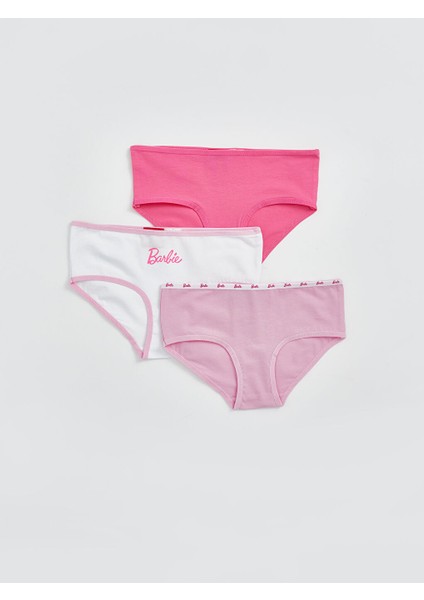 Yeni Sezon Barbie Baskili Kiz Cocuk Kulot 3'lu - S5EE78Z4