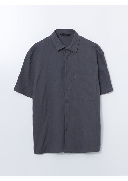 Yeni Sezon Rahat Kalip Muslin Erkek Gomlek - S56005Z8 indirimleri