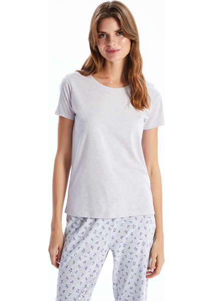 Yeni Sezon Bisiklet Yaka Kadin Pijama Takim - S56947Z8